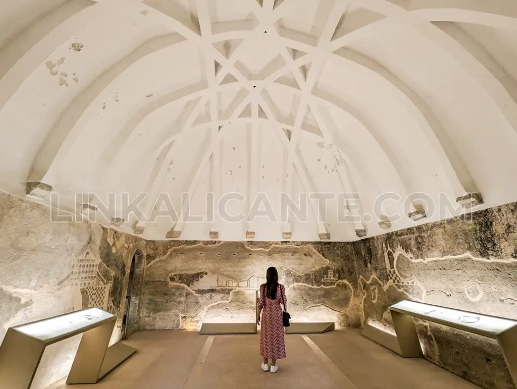 Bóvedas almohades en el Castillo de Villena