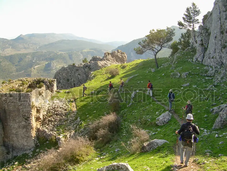 Famorca - Castellet - Barranc de la Canal