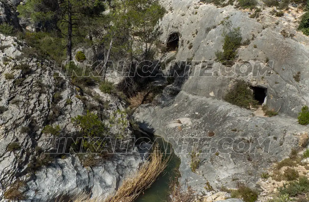 Molí Pantanet, Alfafara, ubicación