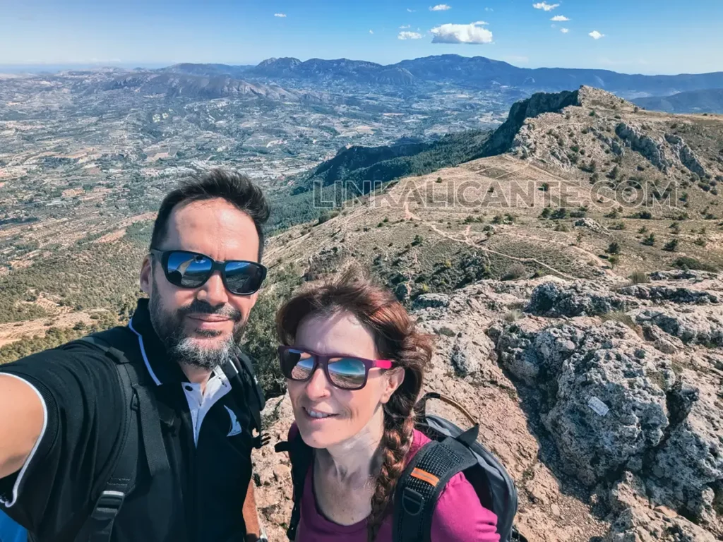 Pico Montcabrer 1390 m. Serra de Mariola